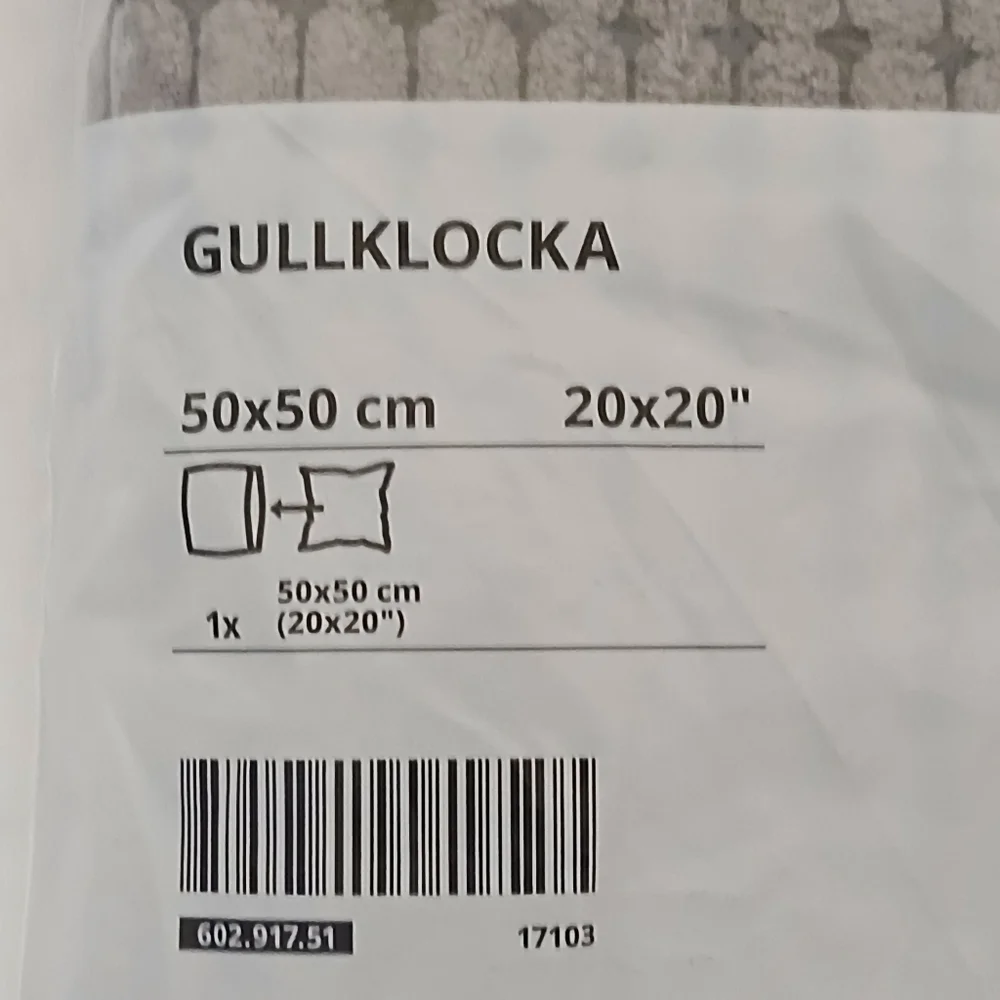 Ikea Pillow Cover GULLKLOCKA